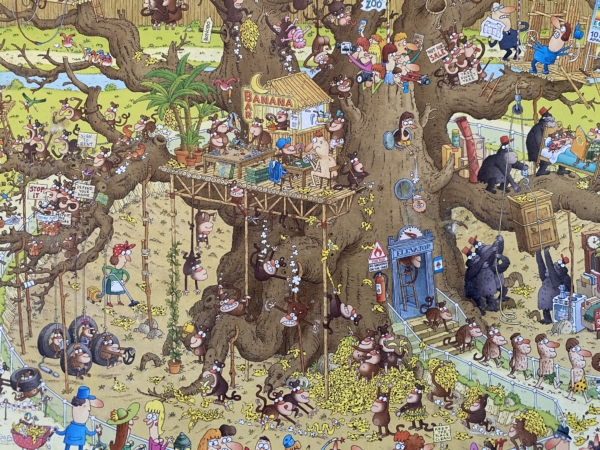 HEYE猴子動物園1000片