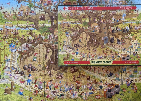 HEYE猴子動物園1000片